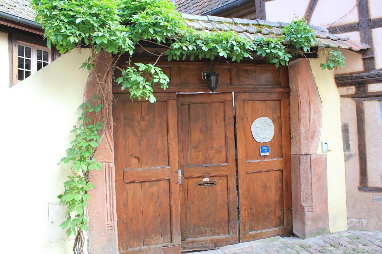 Les Gites Coeur De Vigne Riquewihr Esterno foto
