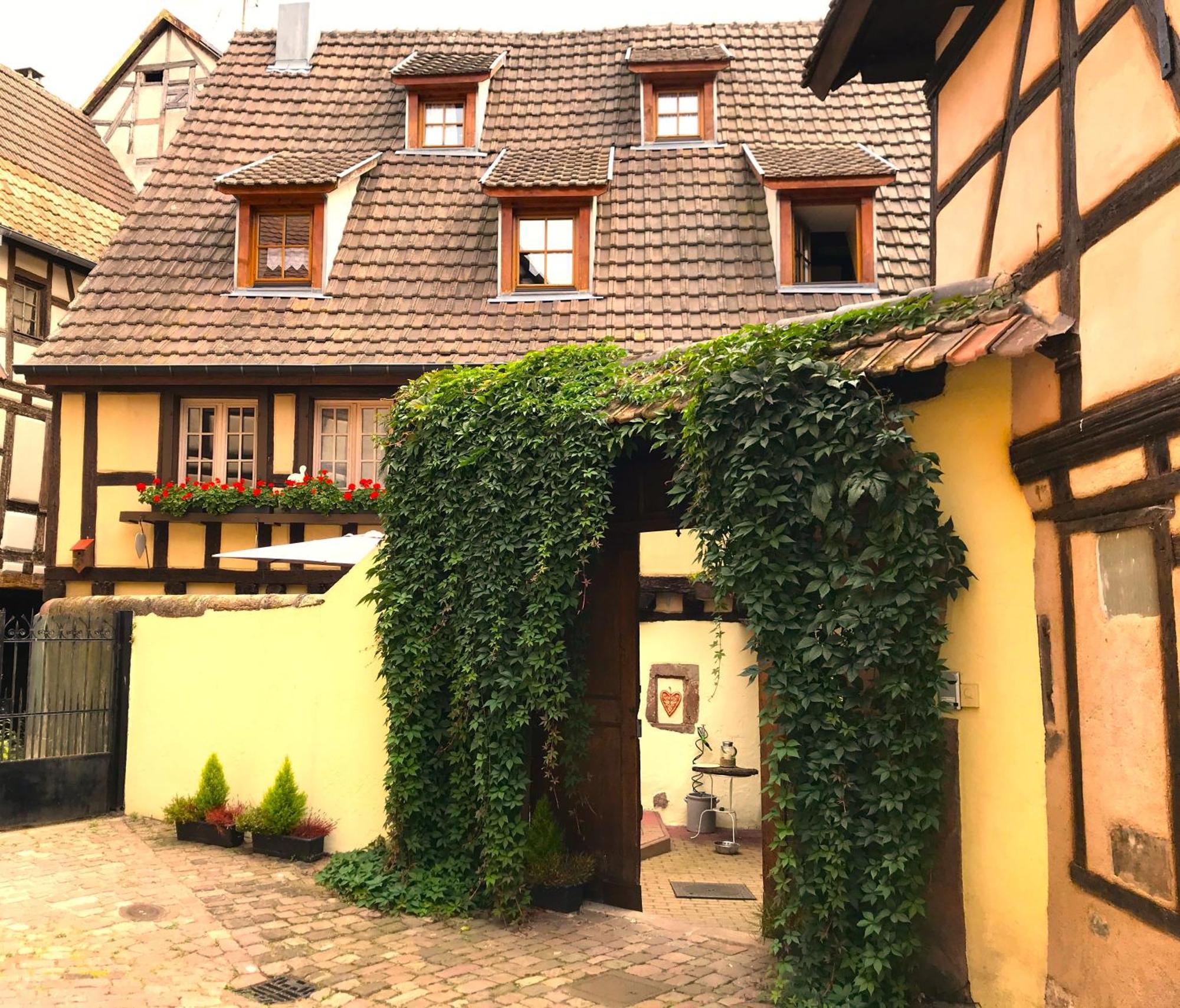 Les Gites Coeur De Vigne Riquewihr Esterno foto